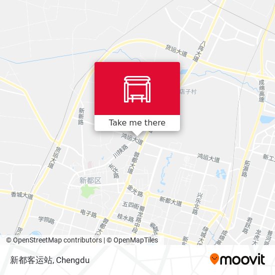 新都客运站 map