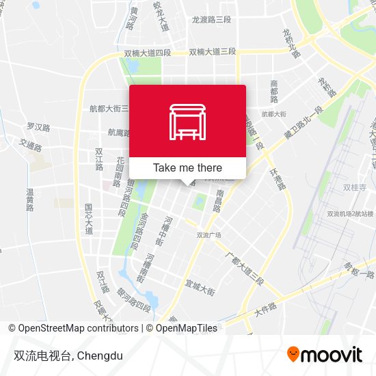 双流电视台 map