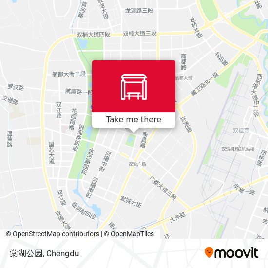 棠湖公园 map