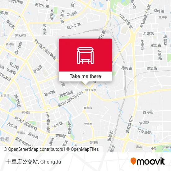 十里店公交站 map