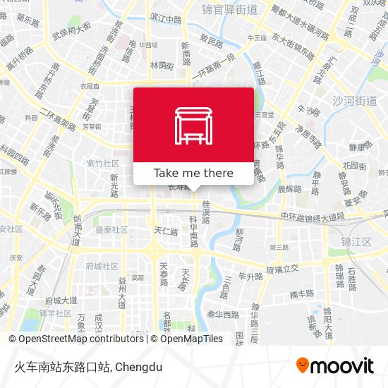 火车南站东路口站 map