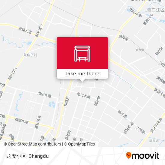 龙虎小区 map