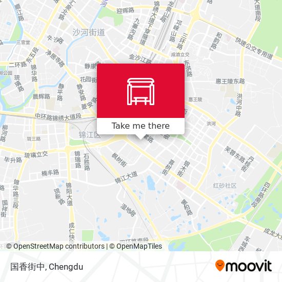 国香街中 map