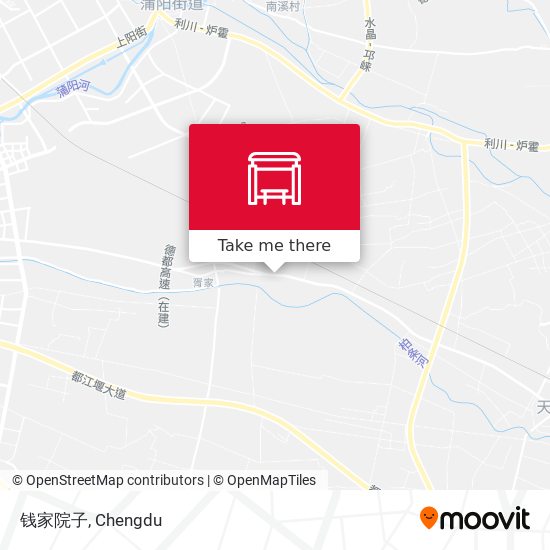 钱家院子 map