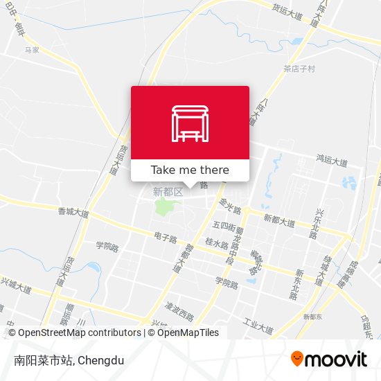南阳菜市站 map