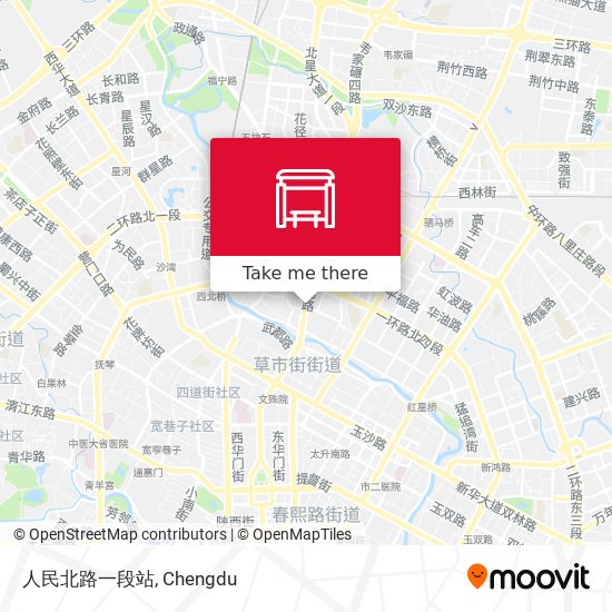 人民北路一段站 map