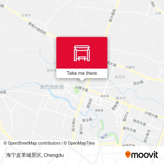 海宁皮革城景区 map