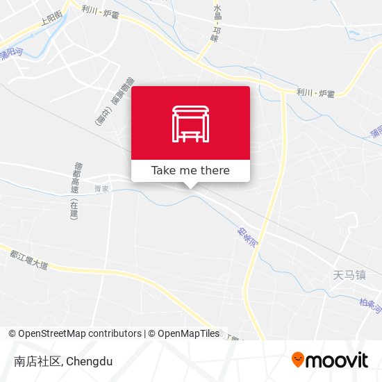 南店社区 map