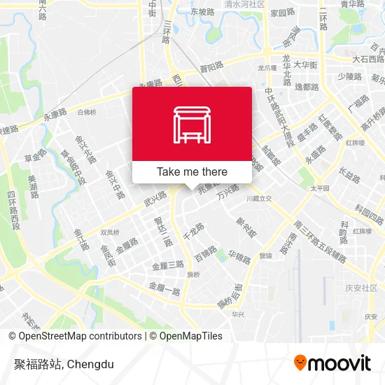 聚福路站 map