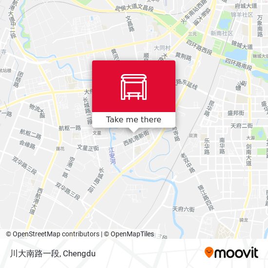 川大南路一段 map