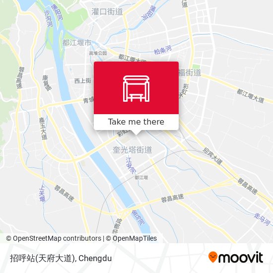 招呼站(天府大道) map