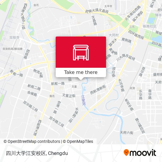四川大学江安校区 map