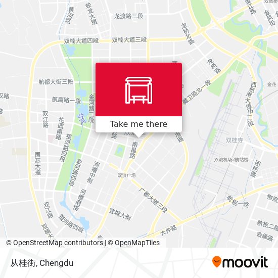 从桂街 map