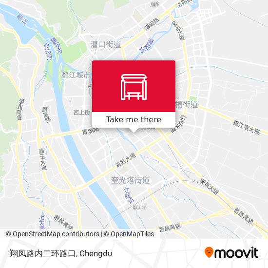 翔凤路内二环路口 map