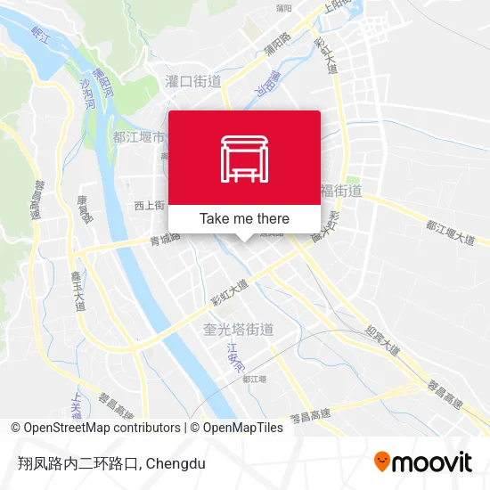 翔凤路内二环路口 map
