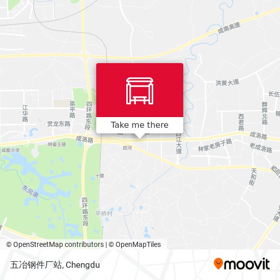 五冶钢件厂站 map