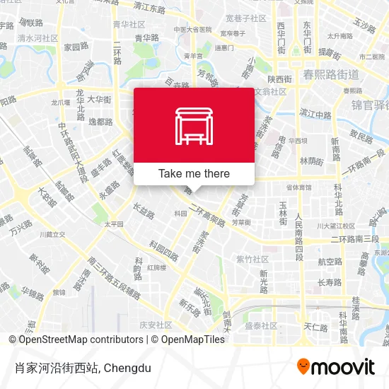 肖家河沿街西站 map