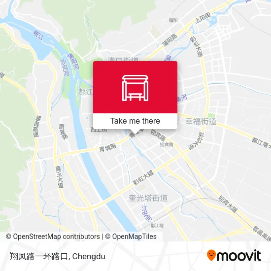 翔凤路一环路口 map
