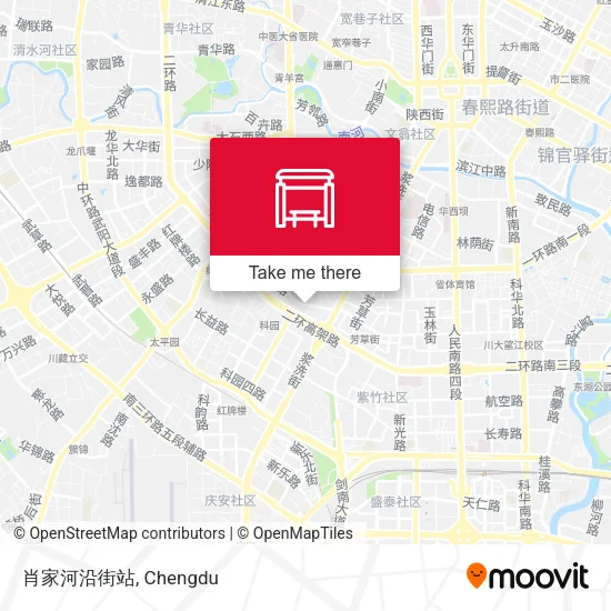 肖家河沿街站 map