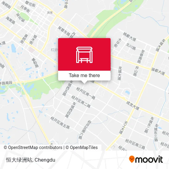 恒大绿洲站 map