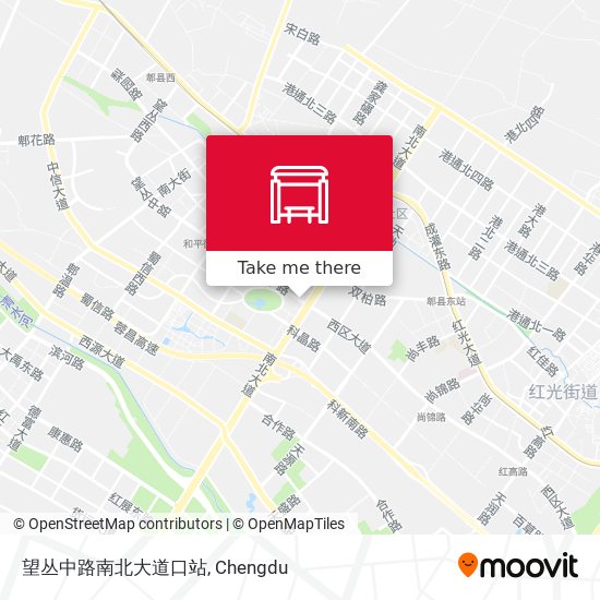 望丛中路南北大道口站 map