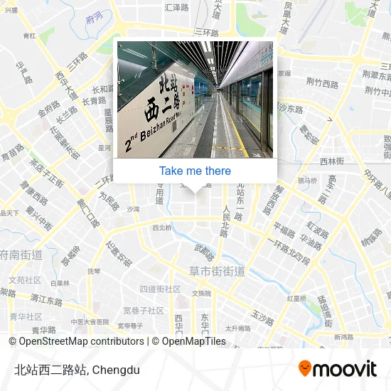 北站西二路站 map