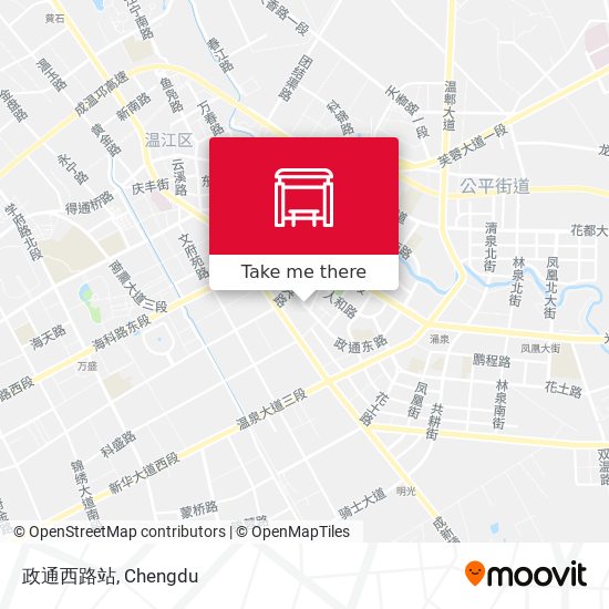 政通西路站 map