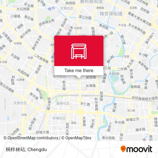 桐梓林站 map
