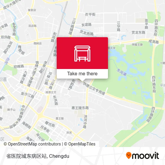 省医院城东病区站 map