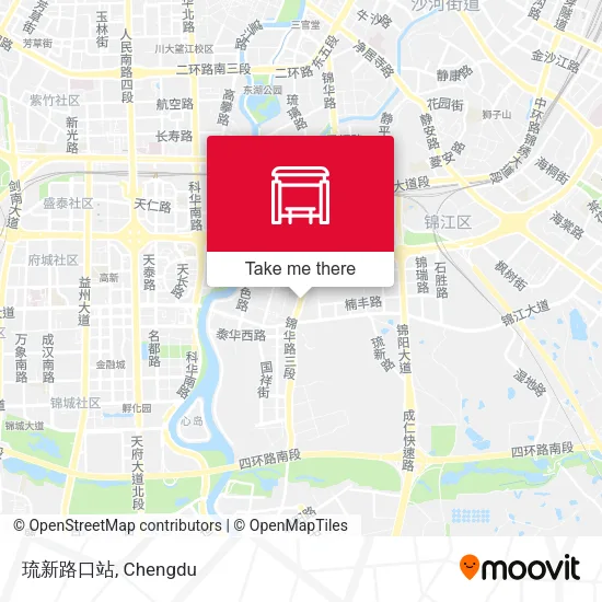 琉新路口站 map