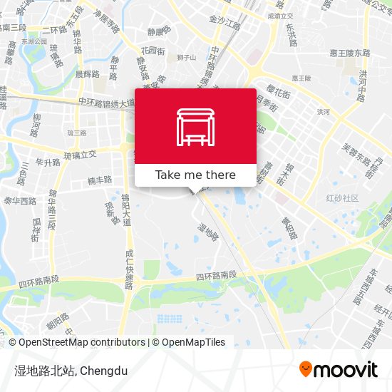湿地路北站 map