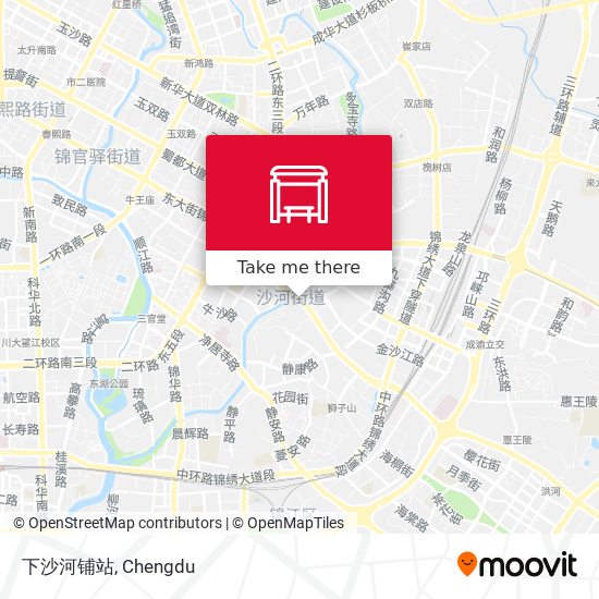 下沙河铺站 map