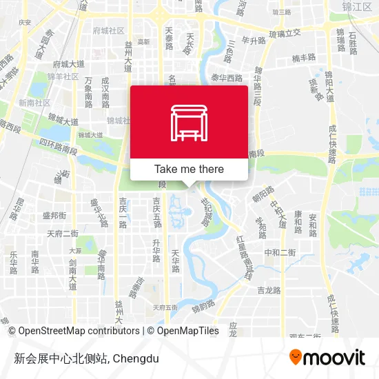 新会展中心北侧站 map
