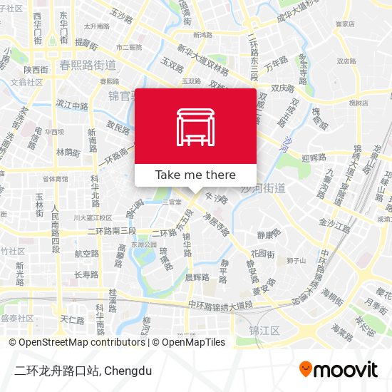 二环龙舟路口站 map