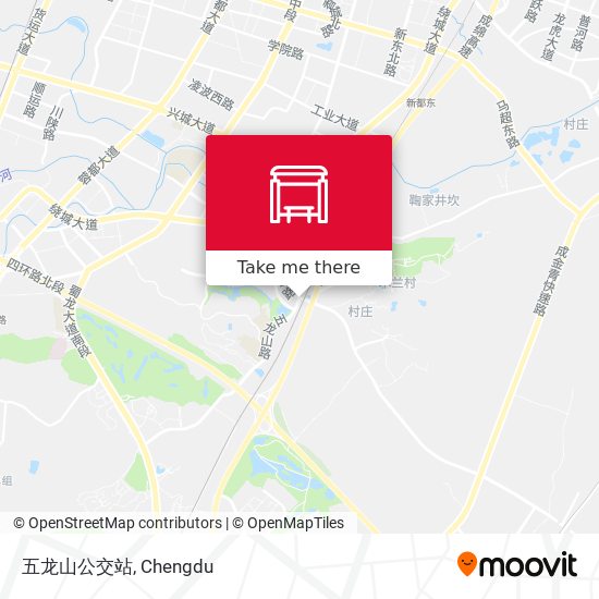 五龙山公交站 map