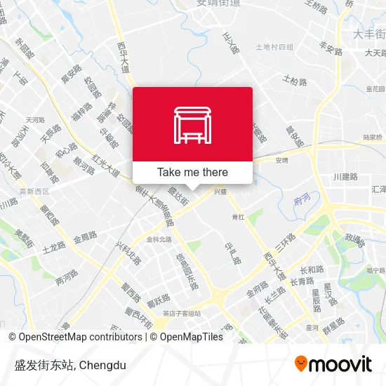 盛发街东站 map