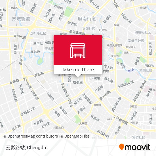 云影路站 map