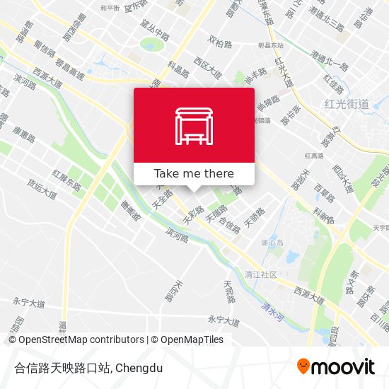 合信路天映路口站 map