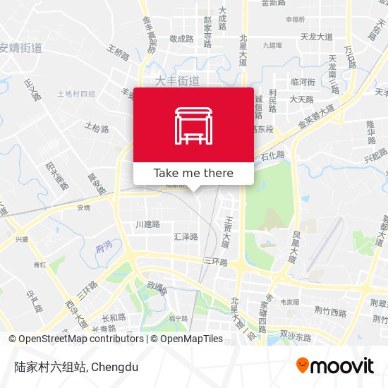 陆家村六组站 map