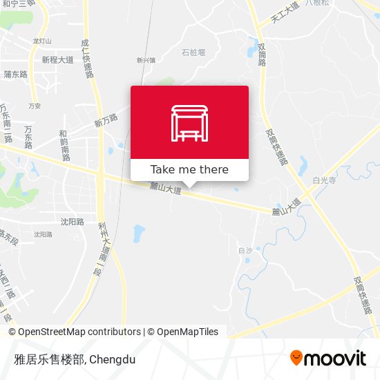 雅居乐售楼部 map