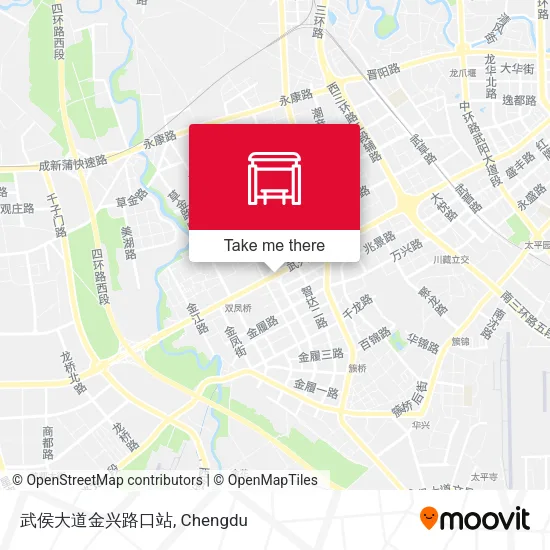 武侯大道金兴路口站 map