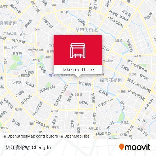 锦江宾馆站 map