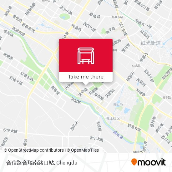合信路合瑞南路口站 map