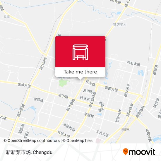 新新菜市场 map