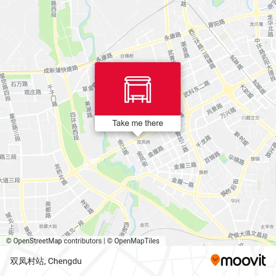 双凤村站 map