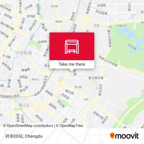 祥和街站 map