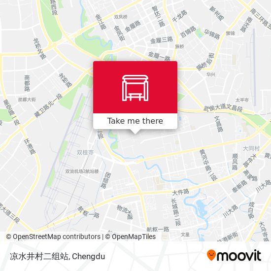 凉水井村二组站 map