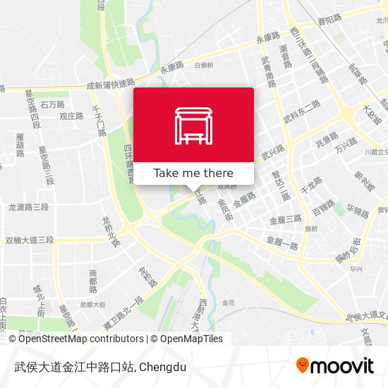 武侯大道金江中路口站 map
