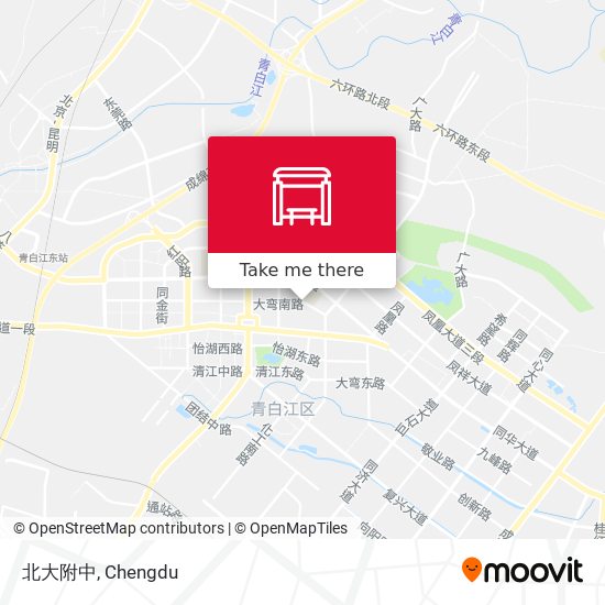 北大附中 map