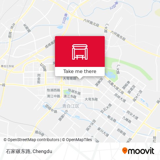 石家碾东路 map